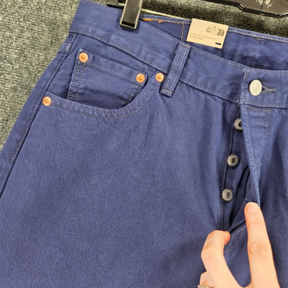 Levi's 501‎ Original Jeans Mens 30x30 Blue 100% Cotton Straight Leg Jeans New
